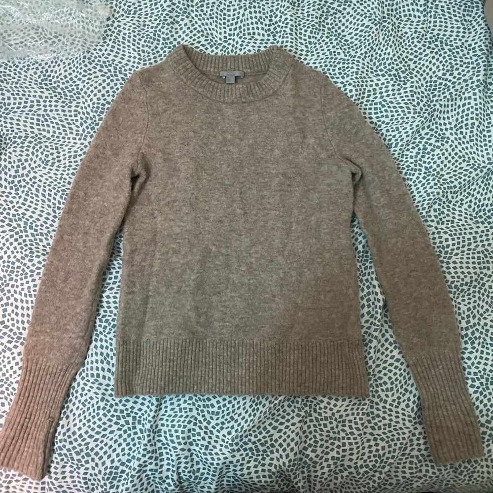COS Beige Alpaca/wool Jumper Pullover Sweater Size XS